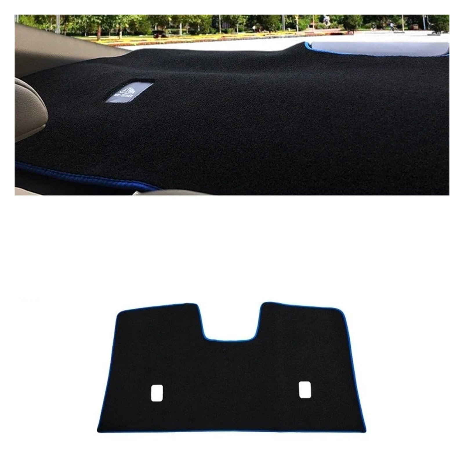 Auto Armaturenbrett Abdeckmatte Für Toyota Für Camry 70 XV70 50 XV50 2012-2023 Dashboard Abdeckungen Matte Schatten Kissen Pad Teppiche Innen(2018-2023 Rear Blue) von Eejghfwq