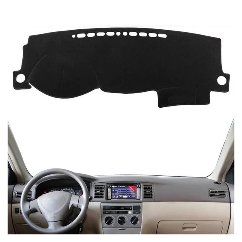 Auto Armaturenbrett Abdeckmatte Für Toyota Für Corolla Für Altis Für Fielder E120 E130 2003-2006 Dashboard Abdeckung Matte Pad Dash Sonnenblende Schutz Teppich(Left Hand Drive) von Eejghfwq