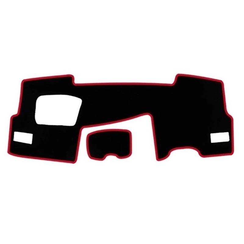 Auto Armaturenbrett Abdeckmatte Für Toyota Für Für Vios 2002 2003 2004 2005 2006 2007 Auto Dashboard Abdeckung Sonnenschutz Vermeiden Licht Matte Instrument Panel Teppiche(A Red Side RHD) von Eejghfwq