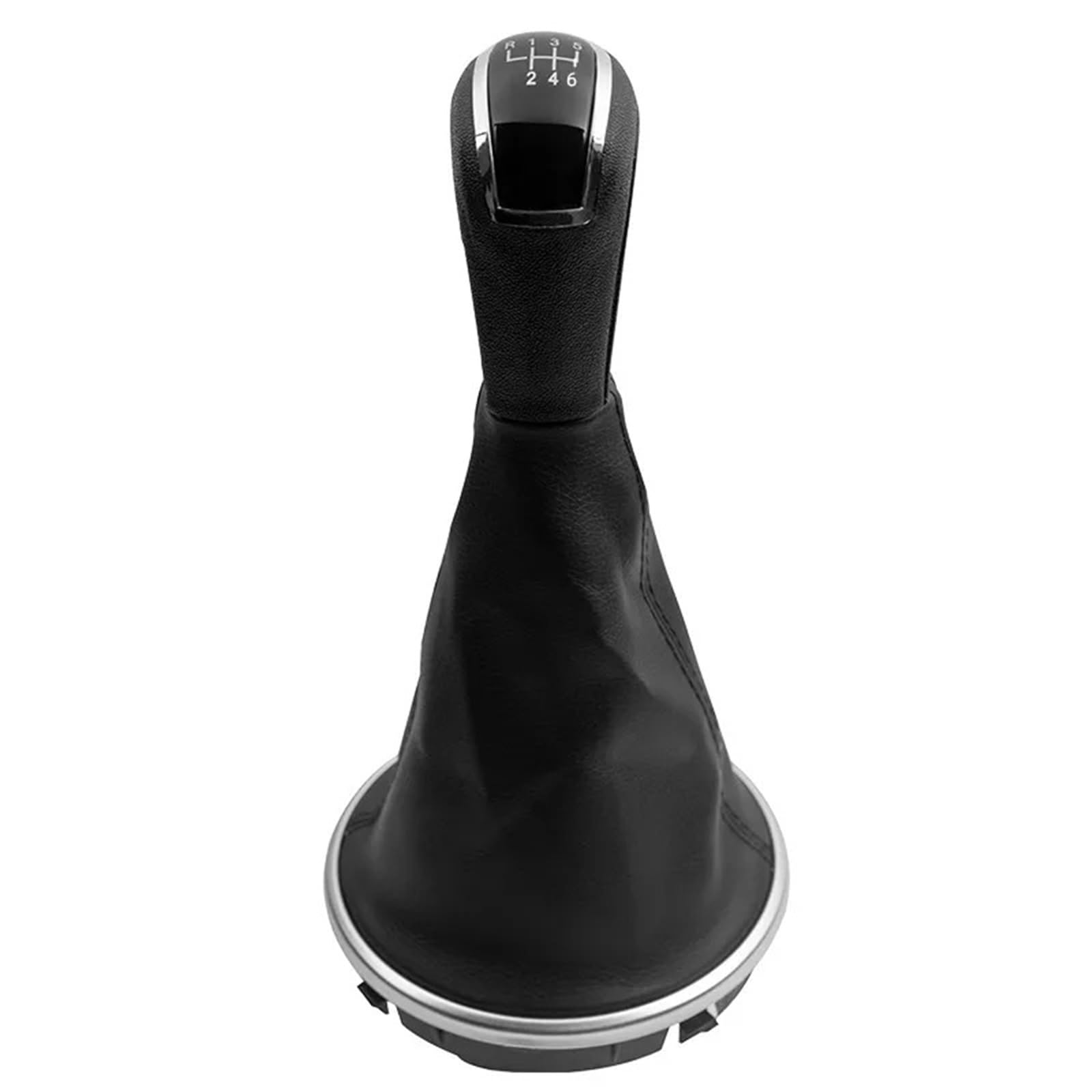 Auto Schaltknauf Kopf Für Skoda Für Fabia 2007-2010 Manuelle Schaltknauf Shifter Hebel Stick Gamasche Boot Abdeckung Schalthebel Abdeckung(6 Speed) von Eejghfwq