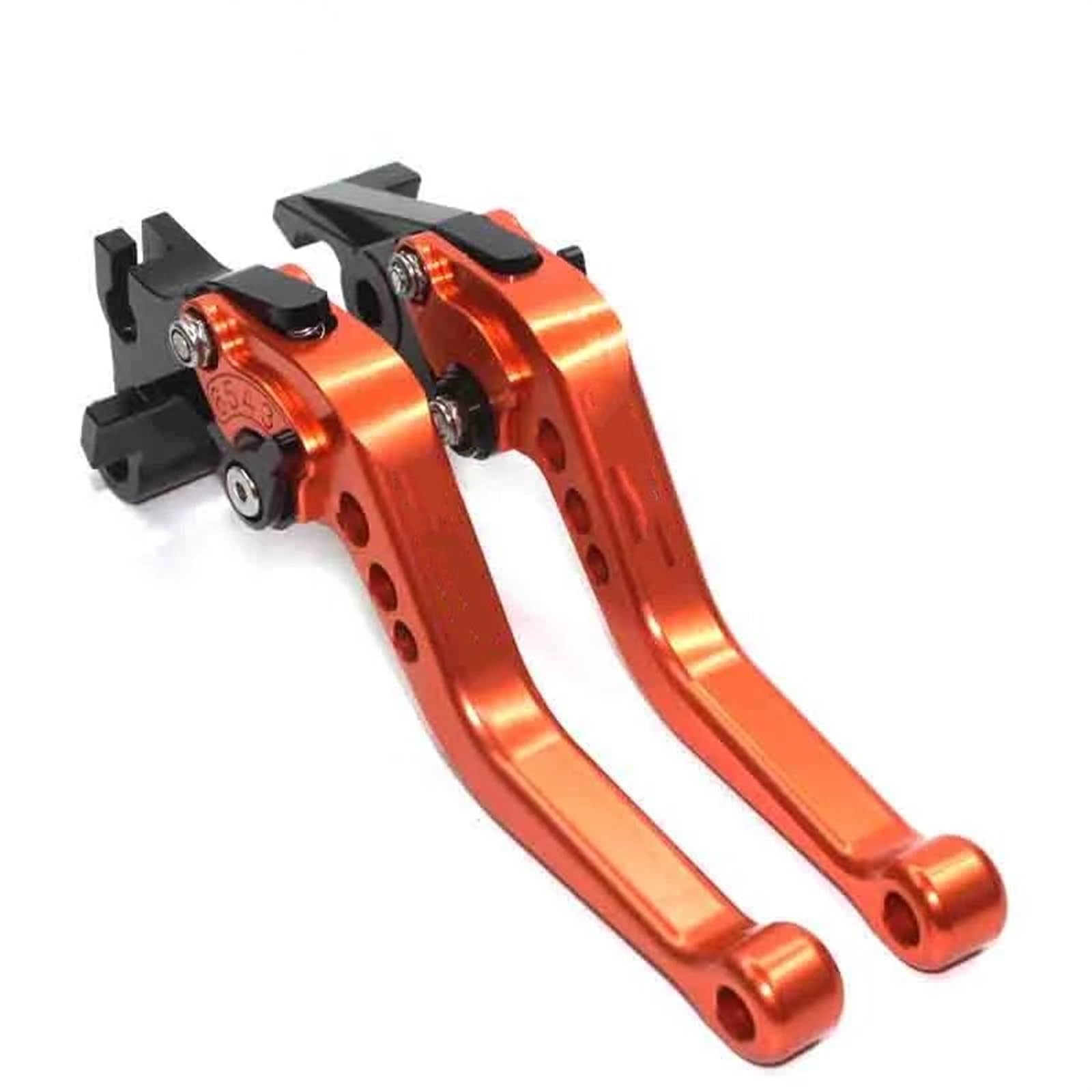 Brems Kupplungshebel Für Buell Für XB12 Für XB 12 2004 2005 2006 2007 2008 Motorrad Kurz Bremse Kupplung Hebel Kupplung Bremshebel(Orange) von Eejghfwq