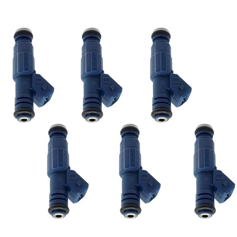 Fuel Injector Für Cadillac Für Catera 3,0 L V6 1997-2001 Für Saab 9-5 3,0 L V6 1999-2003 Turbolader 6 Stücke Kraftstoff Injektoren 0280155712 Einspritzventil von Eejghfwq