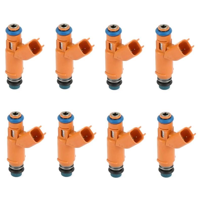 Fuel Injector Für Land Für Rover LR3 4.4L V8 Für Range Für Rover Für Sport 2005-2009 1 Set Mit 8 Einspritzdüsen AJ82353 4526563 195500-4280 2W93-AA 452656 Einspritzventil von Eejghfwq