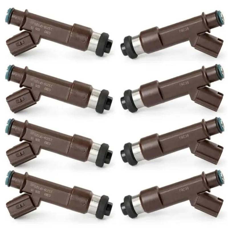 Fuel Injector Für Toyota Für Lexus Für Sequoia GX470 LX470 2UZ-FE 4,7 L V8 2005–2009 Autozubehör Werkzeuge 23250-0F020 Der Kraftstoffeinspritzer Ist Geeignet. Einspritzventil(8pcs) von Eejghfwq