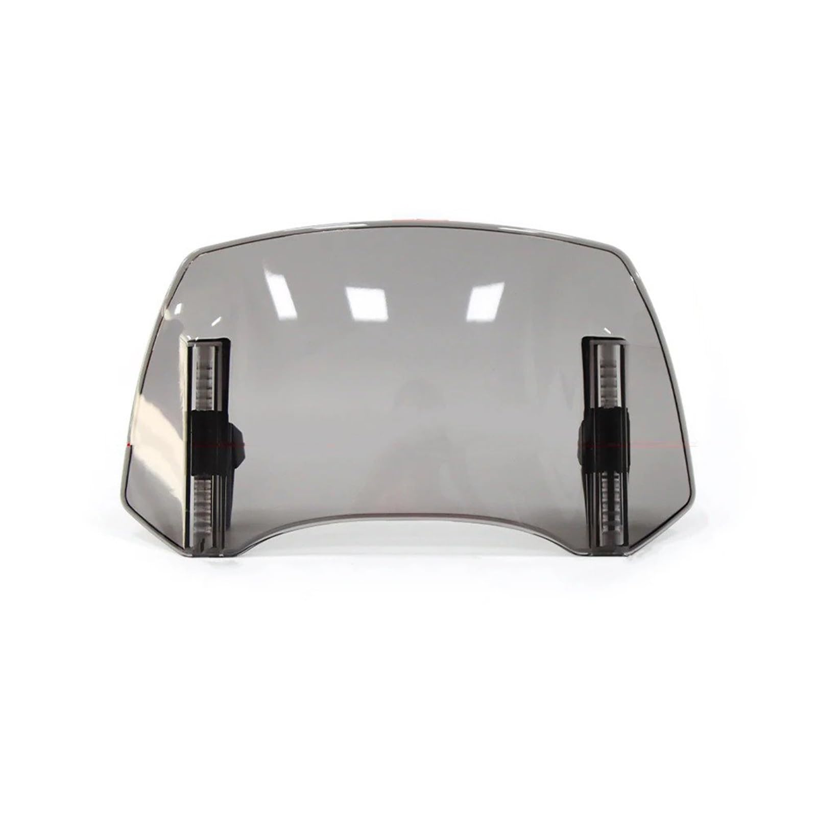 Für Kawasaki Für Suzuki Universal Motorrad Windschutzscheibenverlängerung Einstellbarer Spoiler Clamp-On Windschutzscheibenabweiser Motorrad Windabweiser Windschild(A Large Smoke) von Eejghfwq