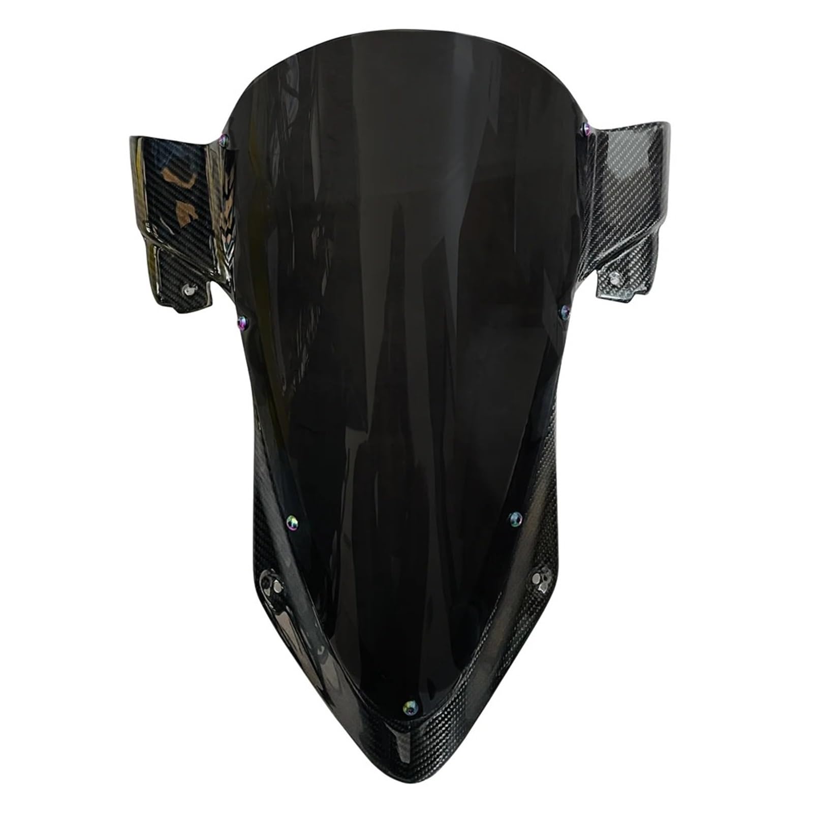 Für M1000RR Für S1000RR Für S1000RR 2019-2023 Windschutzscheibe Windschutzscheibe Carbon Faser Windschutzscheibe Motorrad Windabweiser Motorrad Windabweiser Windschild(Black) von Eejghfwq