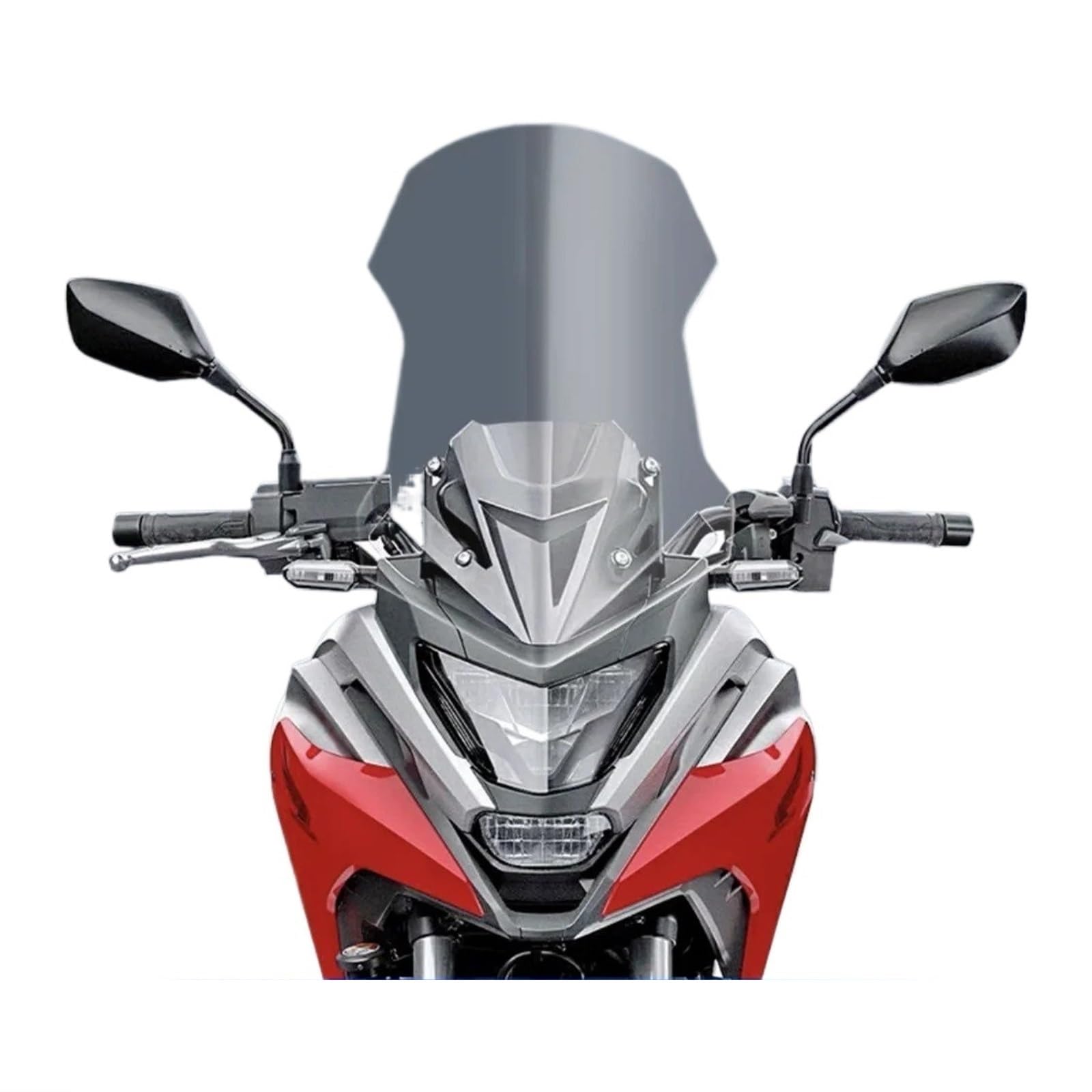 Für NC750X NC 750X 2021 51CM 60CM Transparent Motorrad Erhöhung Windschutzscheibe Windschutz Front Glas Motorrad Windabweiser Windschild(600mm) von Eejghfwq