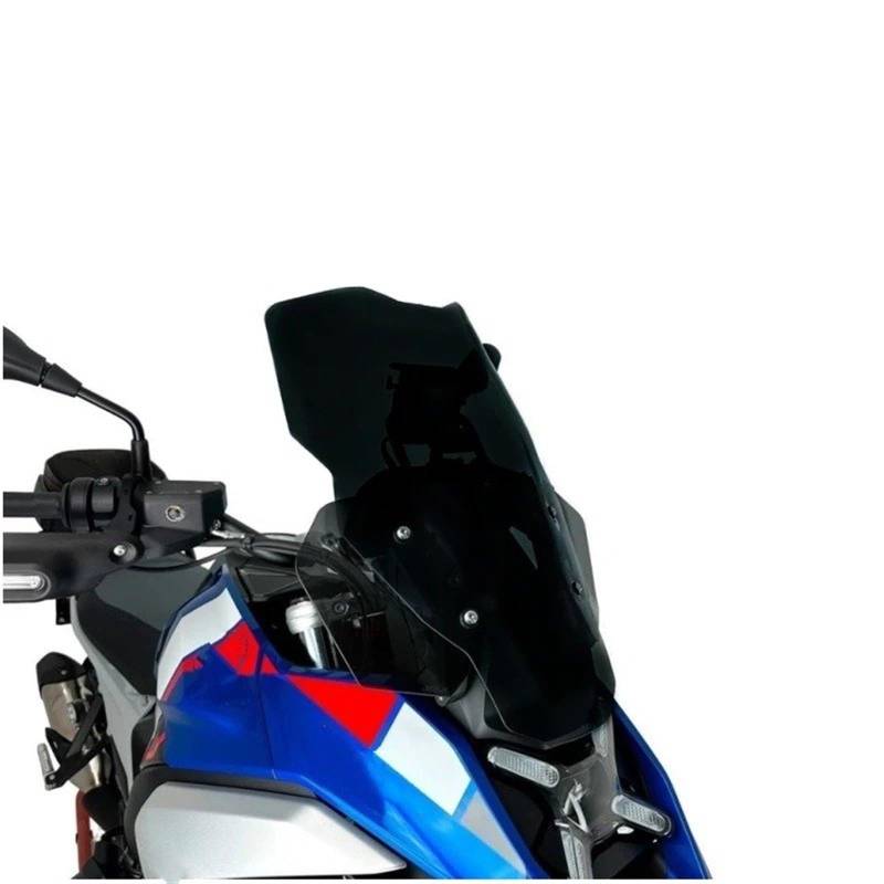 Für R 1300 Für GS R1300GS ADV Für Abenteuer 2023 2024 R1300 GS Motorrad Einstellbare Windschutz Windschutz Motorrad Windabweiser Windschild(Black) von Eejghfwq