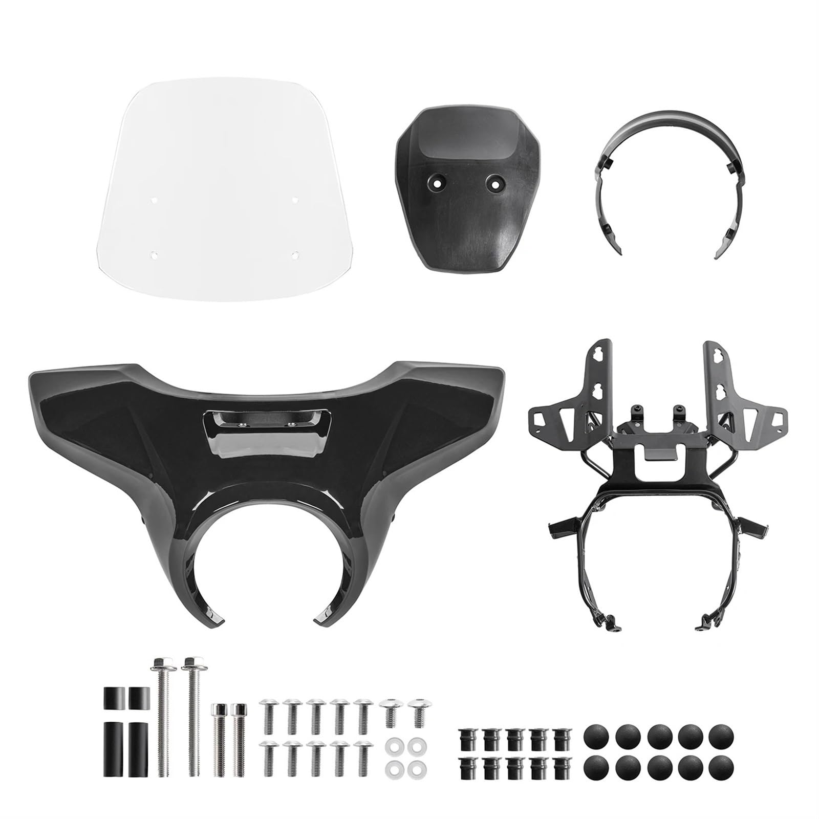 Für Rebel cm CMX 1100 CM1100 2021-2024 2023 Front Scheinwerfer Abdeckung Windschutz Windschutz Motorrad Scheinwerfer Verkleidung Bildschirm Motorrad Windabweiser Windschild(Clear-A) von Eejghfwq