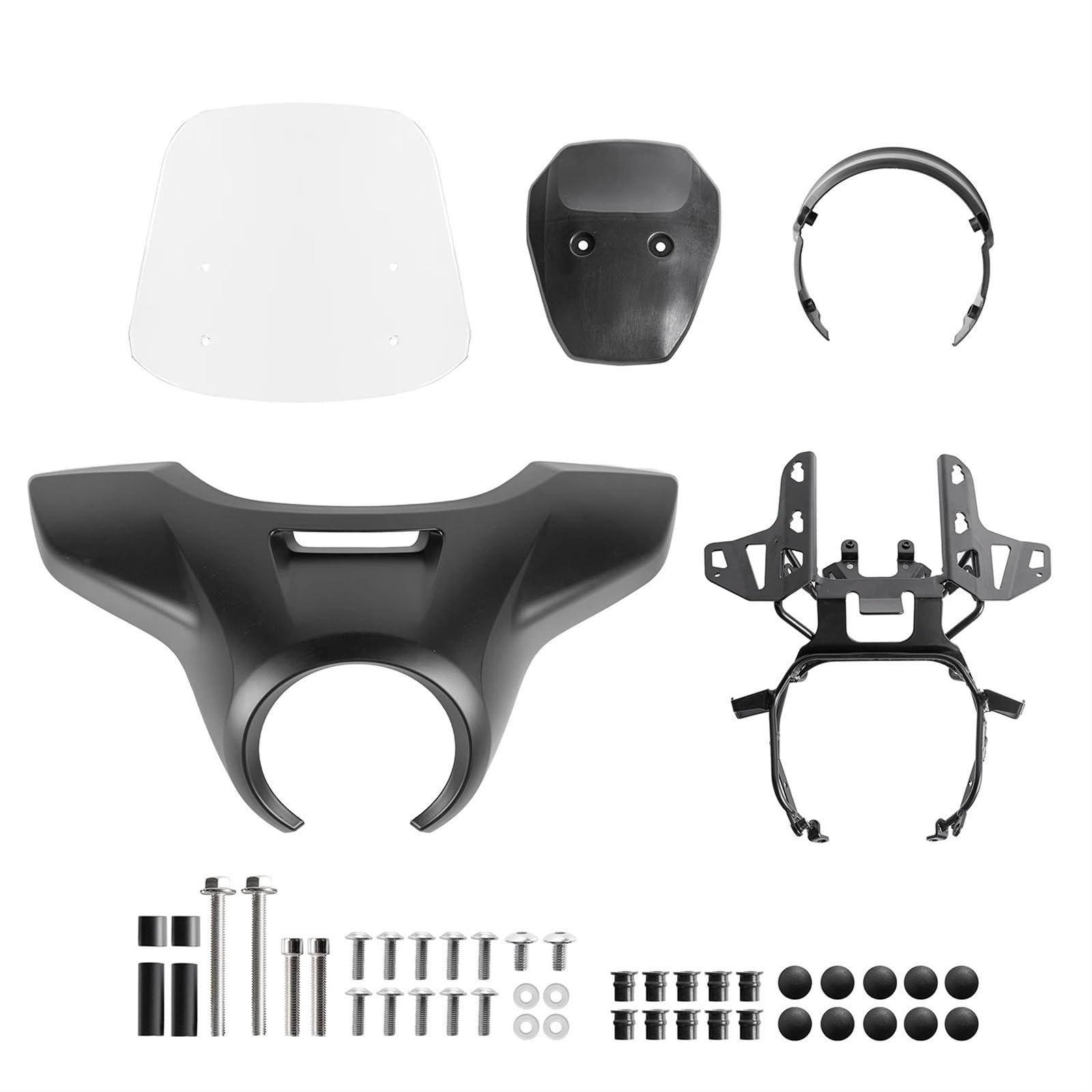 Für Rebel cm CMX 1100 CM1100 2021-2024 2023 Front Scheinwerfer Abdeckung Windschutz Windschutz Motorrad Scheinwerfer Verkleidung Bildschirm Motorrad Windabweiser Windschild(Clear-B) von Eejghfwq