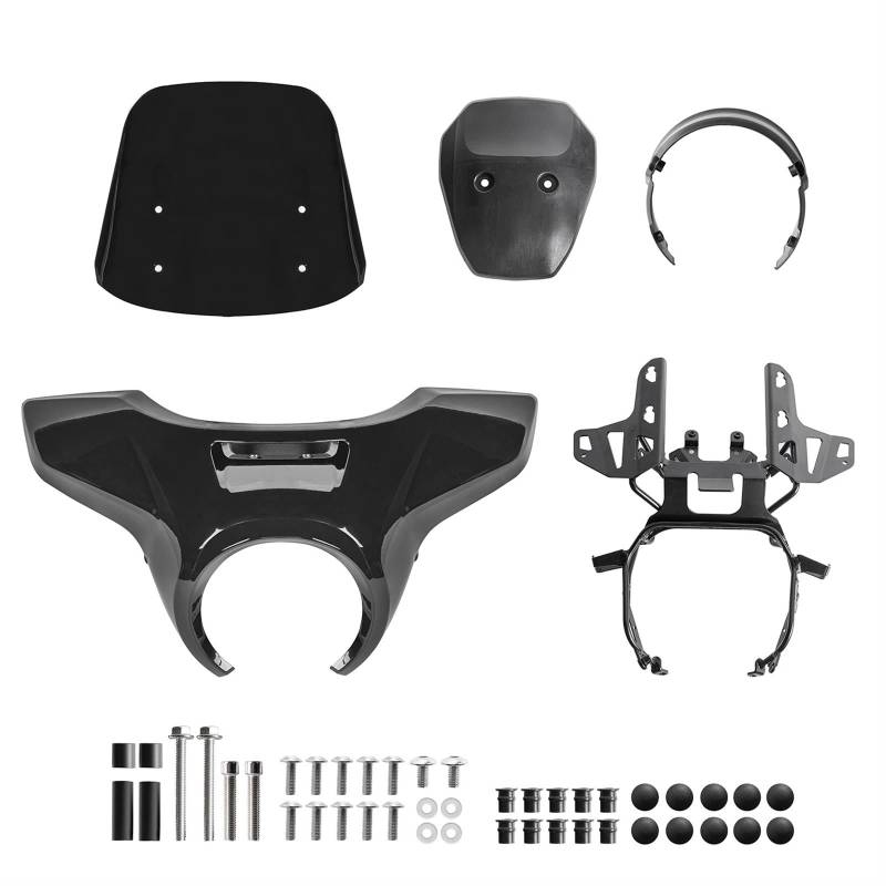 Für Rebel cm CMX 1100 CM1100 2021-2024 2023 Front Scheinwerfer Abdeckung Windschutz Windschutz Motorrad Scheinwerfer Verkleidung Bildschirm Motorrad Windabweiser Windschild(Smoke-A) von Eejghfwq