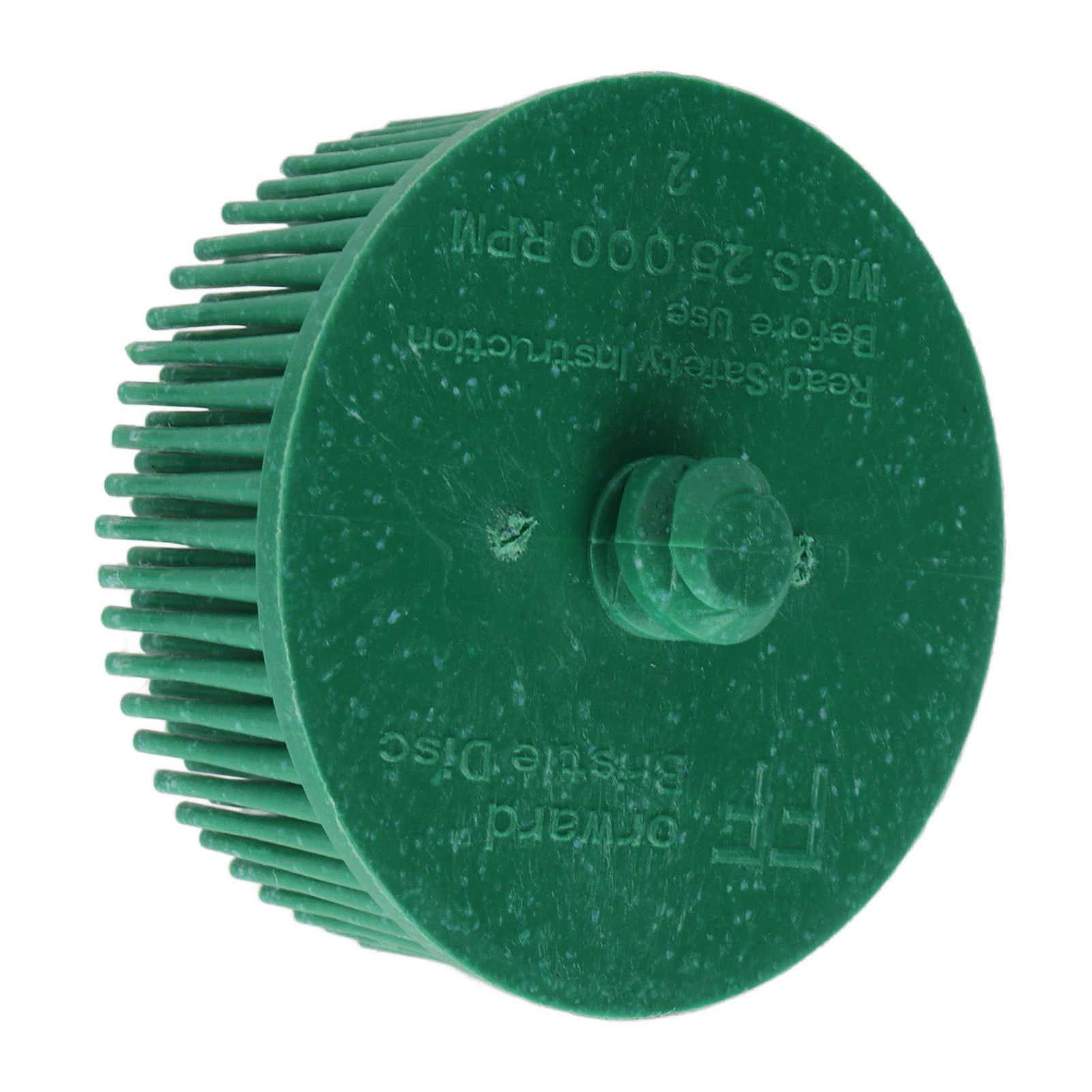 2 Inch Bristle Disc Grit Abrasive Borstle Shank AttachmeSchleifborstenbürste Gummischeibe Schwabbel Polierscheibe Rostbeseitigung Zum Entfernen von Gratrostbelägen auf von Eeneme