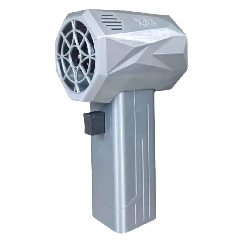 Eeneme Jet Dry Blower Autotrocknungsluftgebläse Mini-Turbotrockner Leistungsstarker Turbofan 22 W Schnellladung 240 Km/h X64 Pro 64 Mm (Silber) von Eeneme