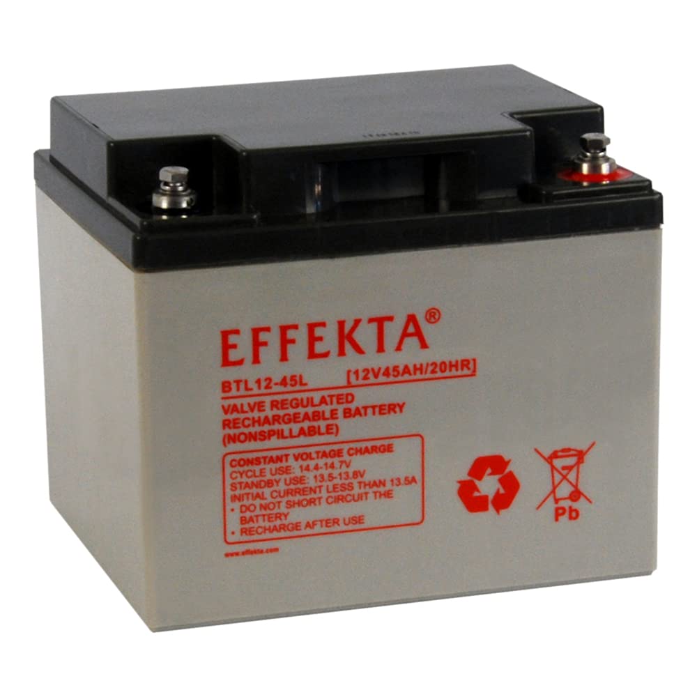 Effekta BTL 12-45L 12V 45Ah Blei Akku/Blei-Vlies Akku AGM VRLA von Effekta