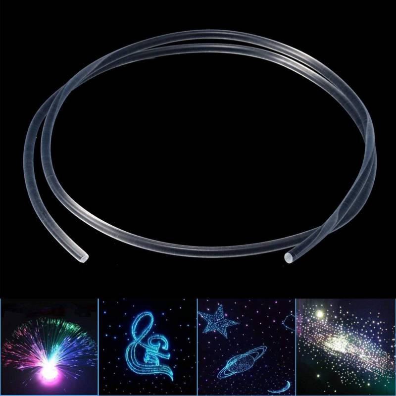 EgBert 1M Side Glow Optic Fiber Car Light Opitcal Cable Ceiling Lighting Decor 1,5 5-5 Mm - 2Mm von Honfitat