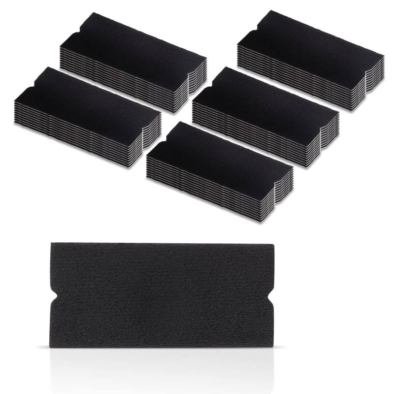 EHDIS Ersatzfilz Filzkante für Rakel 10x4.8cm Andrückrakel Zubehör Stoff Filzkante Rakel Filz für Car Wrapping Scraper 3M Andrückrakel 50PCS / Packung (Nicht Andrückrakel inbegriffen) von EHDIS