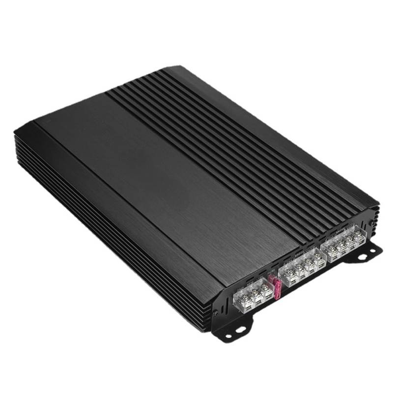 Eighosee 400 W Hochleistungs-Auto-Sound-Verstärker, 4-Kanal-Auto-12-V-Verstärker, Stereo-Auto-Audio-Receiver, Ersatzteile für Auto-Audio-Modifikation von Eighosee