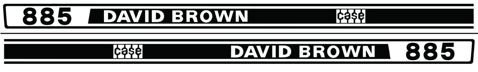 David Brown 885 Aufkleber Traktor Logo Sticker Label von Eil Bulldog Versand