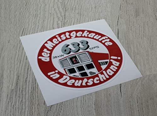 IHC Aufkleber 633 “der Meistgekaufte in Deutschland "Traktor International Logo Emblem Sticker von Eil Bulldog Versand