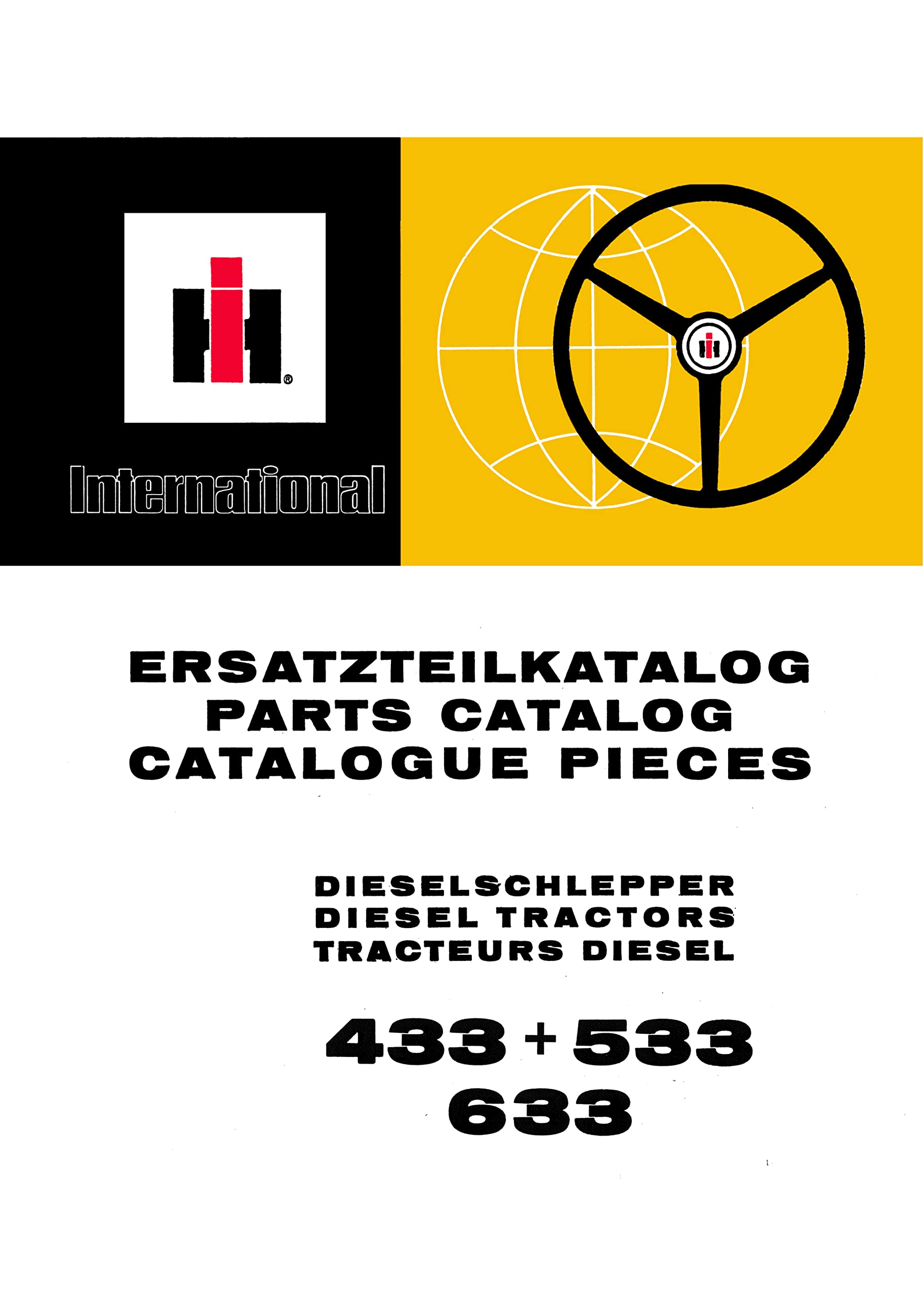 IHC Ersatzteilliste Ersatzteilkatalog CD (kein Buch) Traktor 433 533 633 von Eil Bulldog Versand