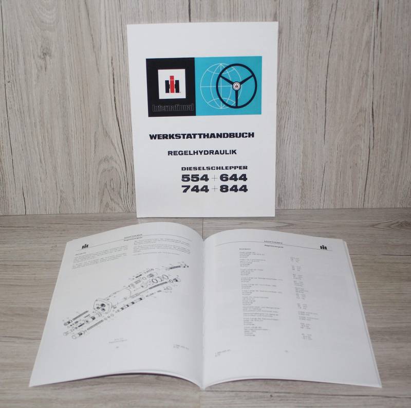 IHC Werkstatthandbuch Regelhydraulik Traktor 554 644 744 844 von Eil Bulldog Versand