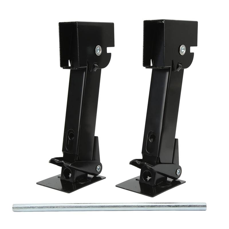 Ejoyous 2PCS Stabilisator Jack, Eisen Unterstützung 650lb Unterstützung 1000lb Kapazität Teleskop Einstellbare Abschwenkbare Ausleger für Wohnmobile Anhänger von Ejoyous