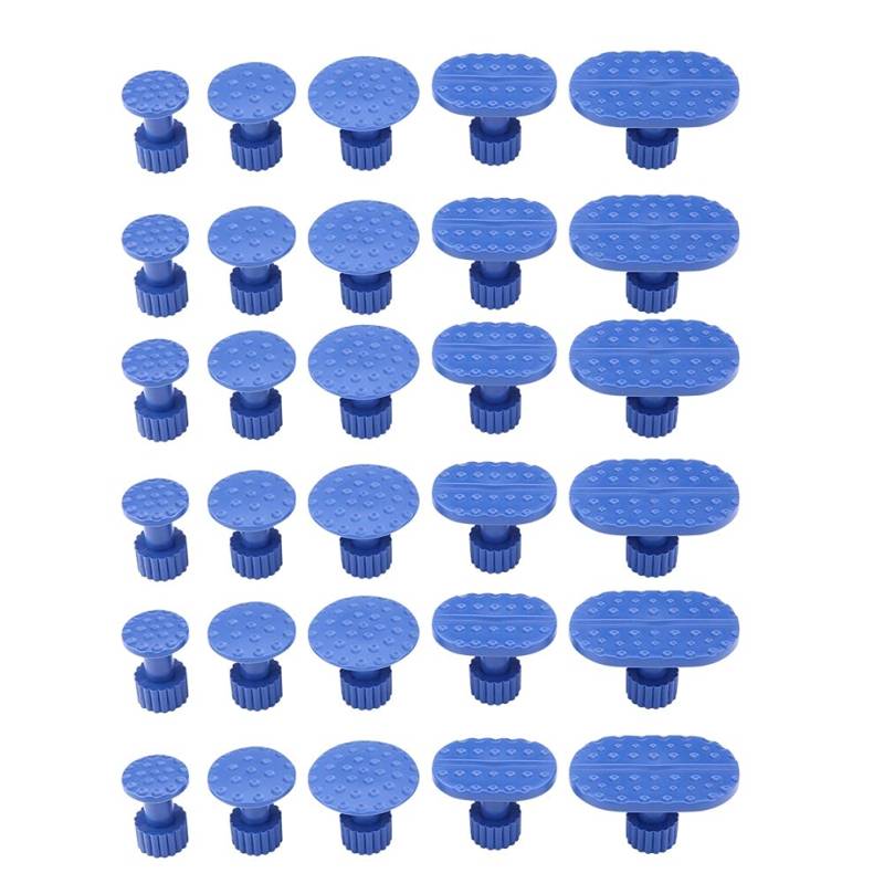 Dellen Saugnapf, Lacklose Reparaturwerkzeuge Auto Ausbeulen Reparatur Abziehlaschen Nylon 30pcs Lacklose Reparatur Sets Dellen Abziehlaschen zum Reparieren und Entfernen der Dellen von Ejoyous