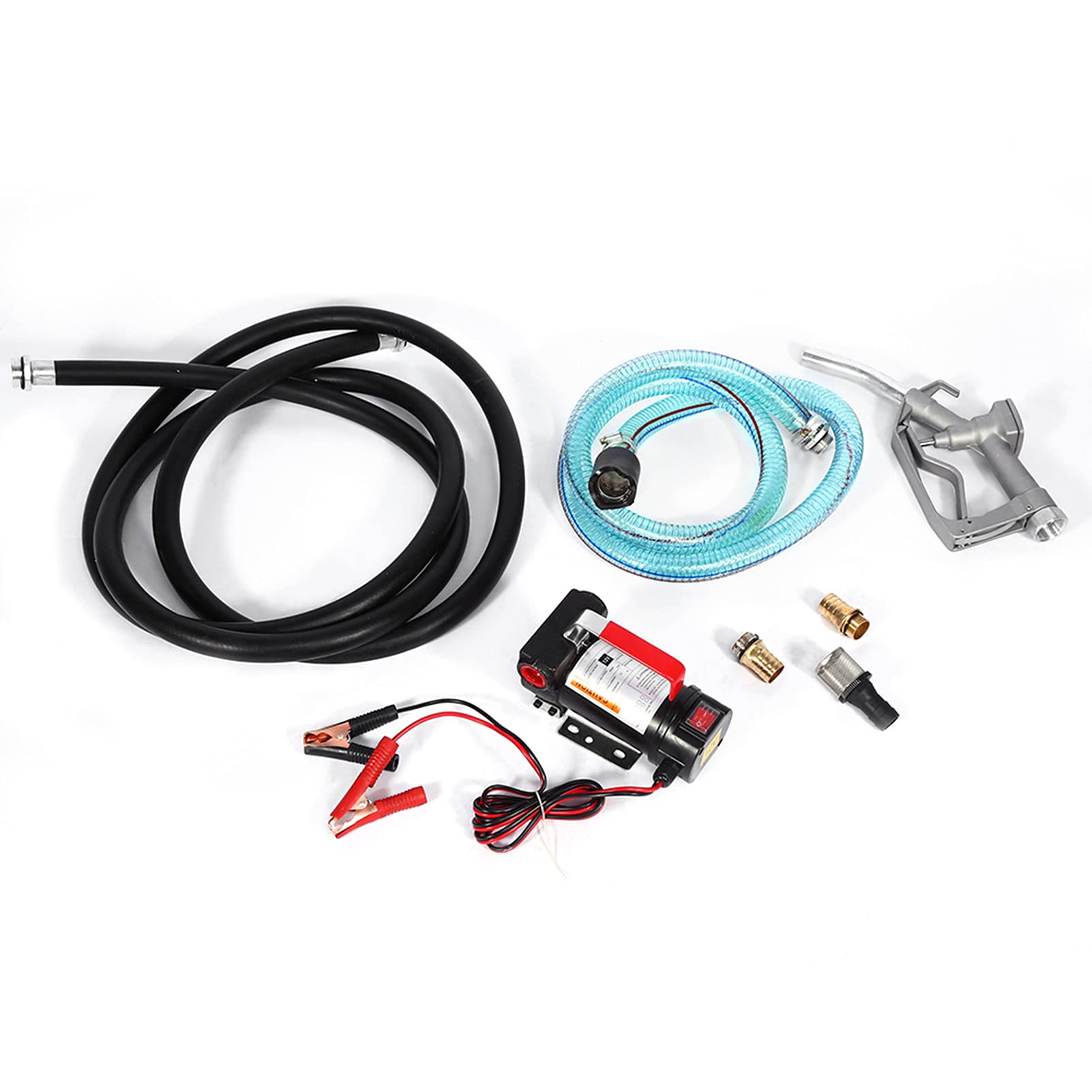 Dieselpumpe 12V 155W, Selbstansaugende Kraftstoffpumpe Heizölpumpe Elektrisch Ölabsaugpumpe Ölpumpe Absaugpumpe, für Auto SUV Motorräder Boote LKW Wohnmobil von Ejoyous