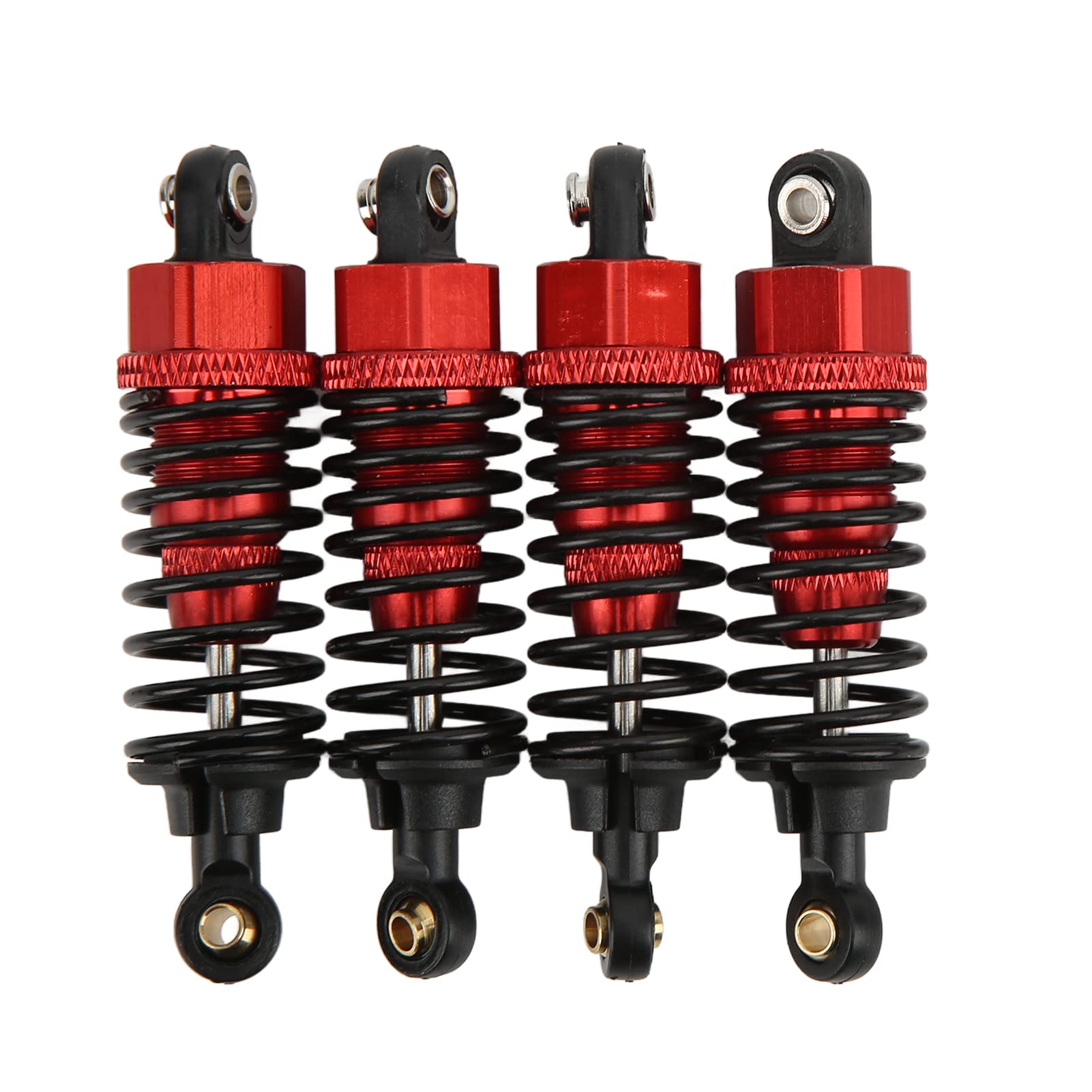 RC Stoßdämpfer,1/10 RC Auto Dämpfer Bausatz Einstellbar Metall RC Shock Absorbers Teile, für TT-01 TT-02 TA05 TL-01 TA03 MF-01X (Rot) von Ejoyous