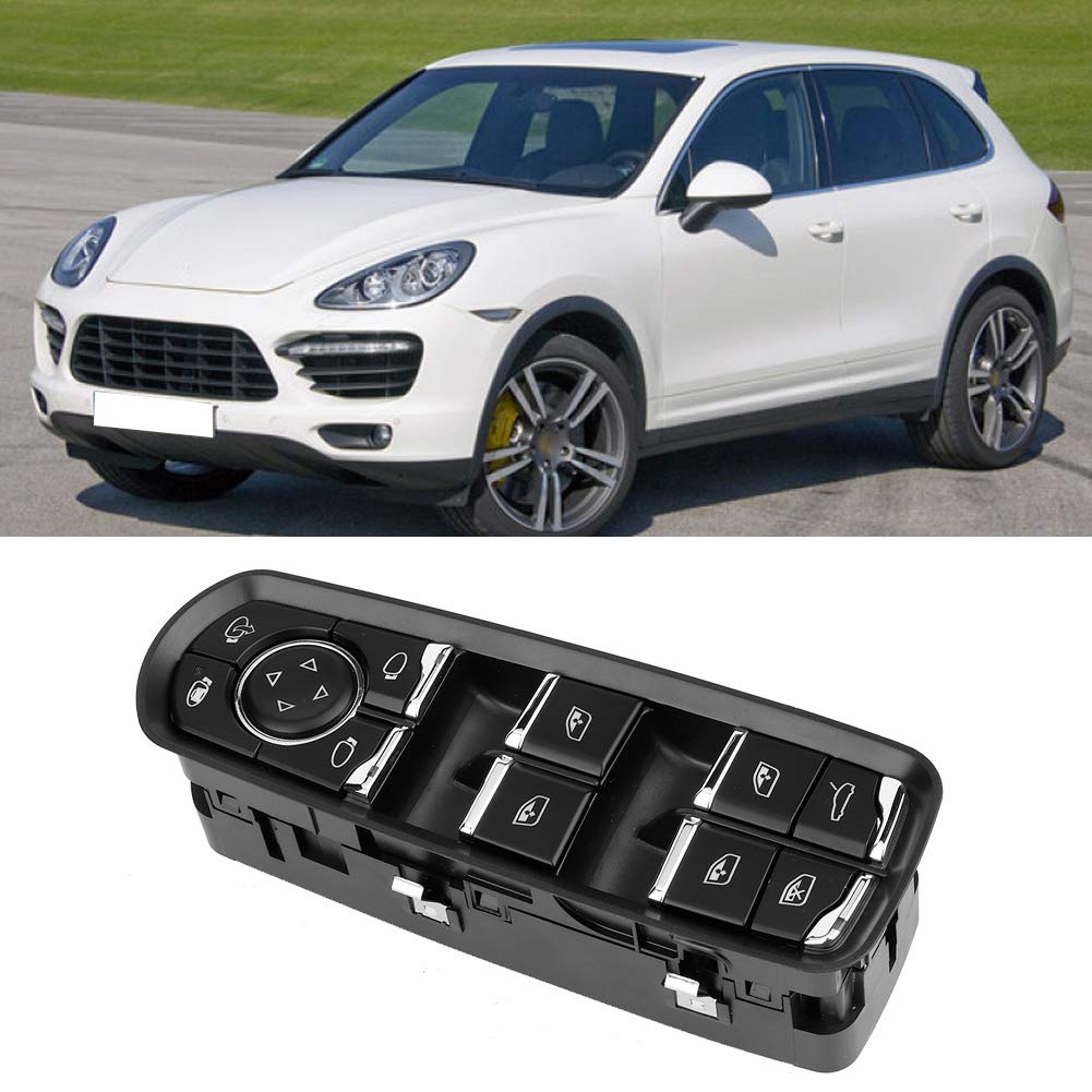 Fensterheber Schalter, Elektrische fenster knopf Autofenster Schalter Ersatzteile, für Cayenne 2011-2016, 2011-2016 OEM 7PP-959-858-M-DML 7PP-959-858-Q-DML 958-61 von Ejoyous