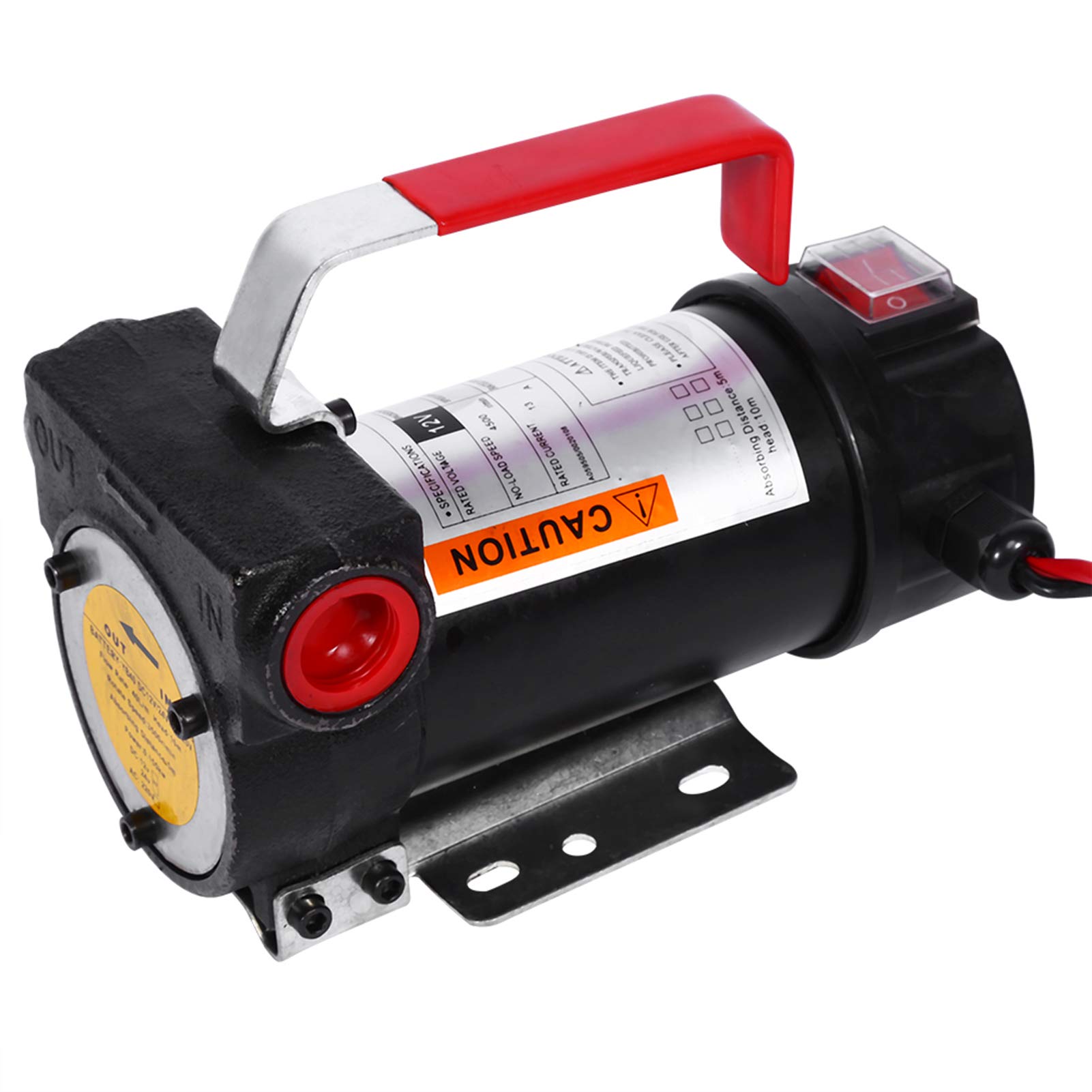 Pumpe 12V 155W, Selbstansaugende Kraftstoffpumpe Heizölpumpe Elektrisch Ölabsaugpumpe Ölpumpe Absaugpumpe, für Auto SUV Motorräder Boote LKW Wohnmobil von Ejoyous