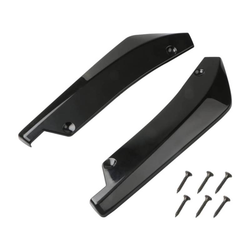 Auto Heckstoßstangen Lippenspoiler,Ekakashop Heckspoiler Splitter Lippen Canard Schutz Auto Seitenschweller Splitter Auto Hinten Stoßstange Wraps Spoiler von Ekakashop