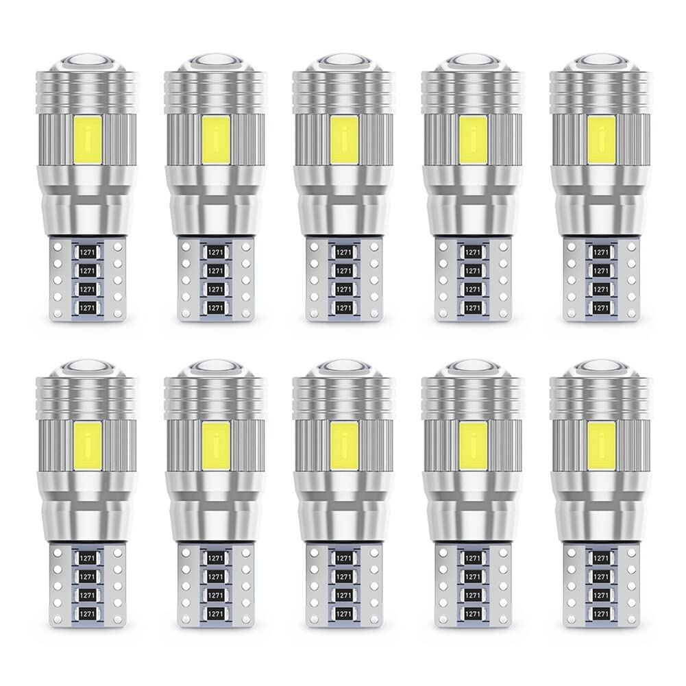 Ekakashop Auto LED Innen Beleuchtung, 10 Stück 5630SMD LED KFZ Innenraumbeleuchtung mit EIN/AUS Schalter 12V für Auto LKW Wohnmobil Van Bus Caravan Boat Küche, Grün von Ekakashop