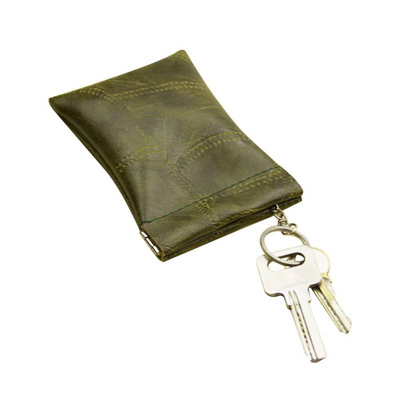 Schlüsseletui Leder,Ekakashop Autoschlüsselanhänger Schlüsseltasche Schlüsselringe Geldbörse Schlüsselmäppchen für Männer und Frauen Schlüsselanhänger Münzbeutel Tasche Key Organizer von Ekakashop