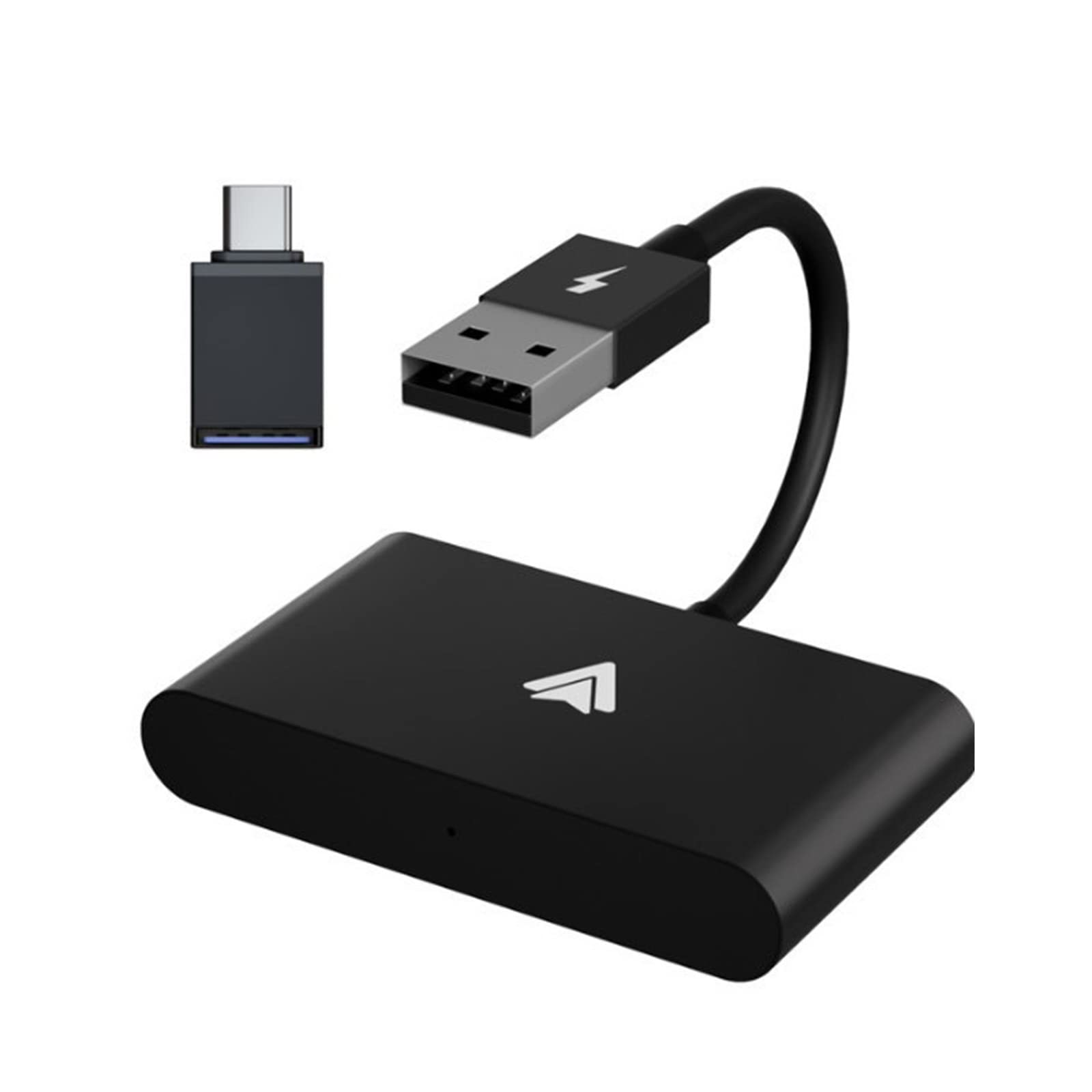 Eladcncmc Leistungsstarker Auto-Adapter auf Auto-Dongle, kabellos, einfache Einrichtung von Eladcncmc