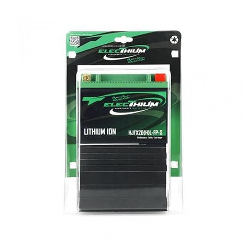 Batterie Lithium Electhium pour Moto Moto Guzzi 1100 Fionda 2005 HJTX20(H) L-FP-S / YTX20L-BS Neuf von Electhium