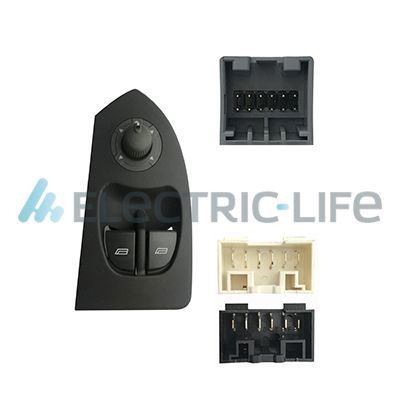 Schalter, Fensterheber vorne links Electric Life ZRFTP76003 von Electric Life