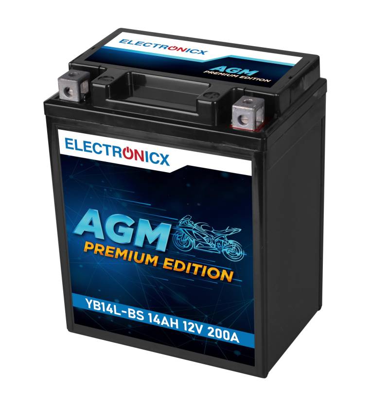 AGM backup battery - 14Ah 12V YB14L-BS von Electronicx