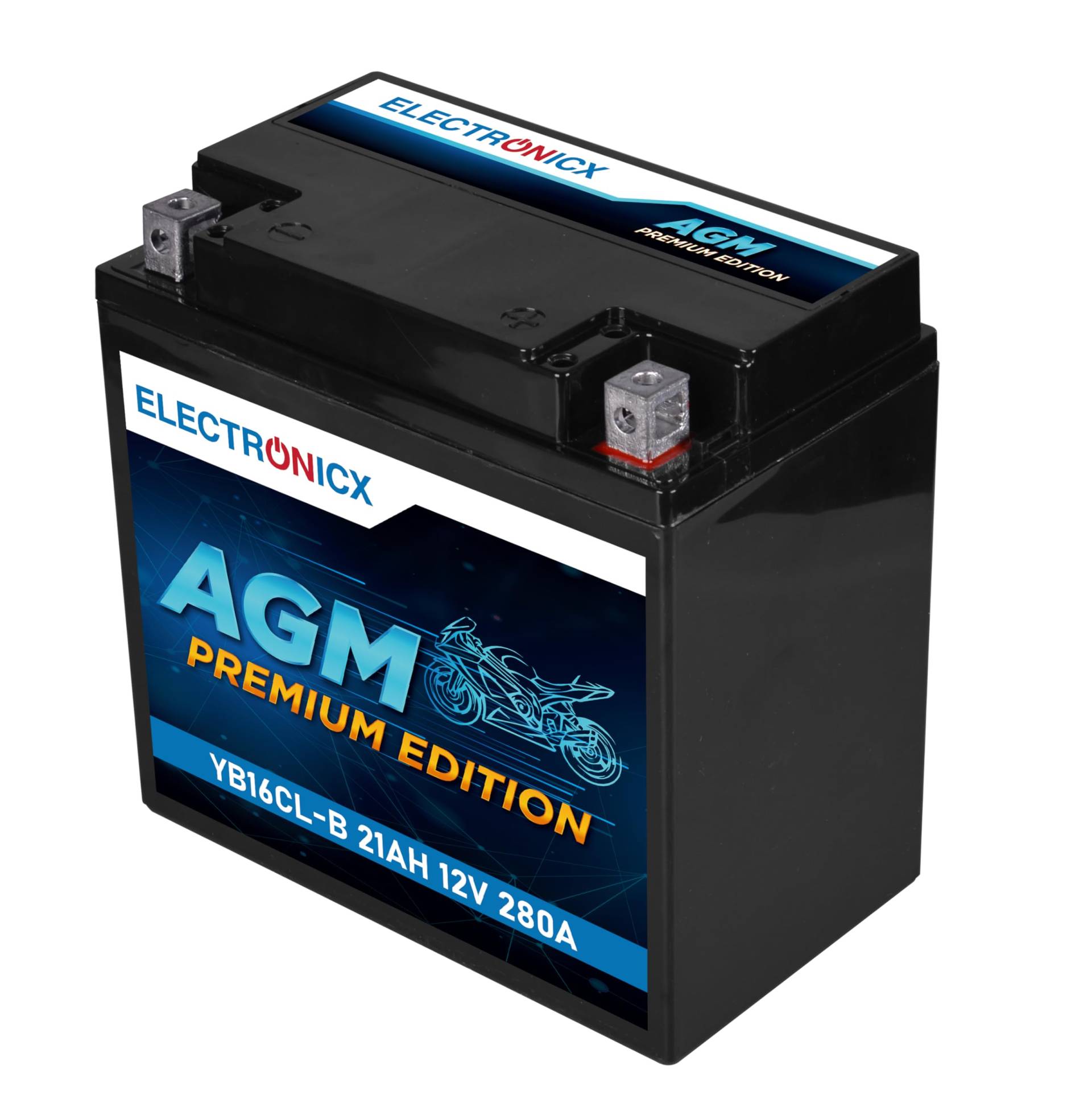 AGM backup battery - 19Ah 12V YB16CL-B von Electronicx