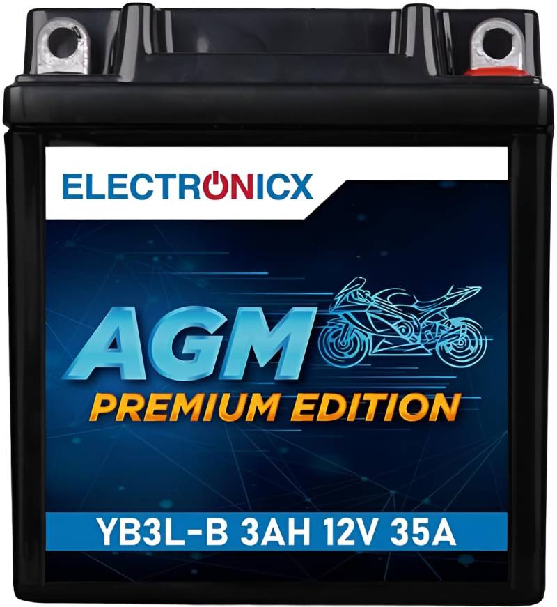 AGM backup battery - 3,2Ah 12V YB3L-B von Electronicx