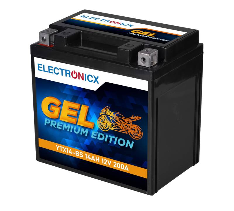 GEL backup battery - 14Ah 12V YTX14-BS von Electronicx