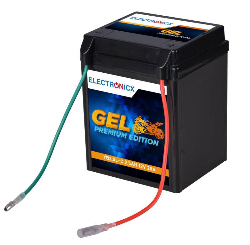 GEL backup battery - 2,5Ah 12V YB2.5L-C von Electronicx