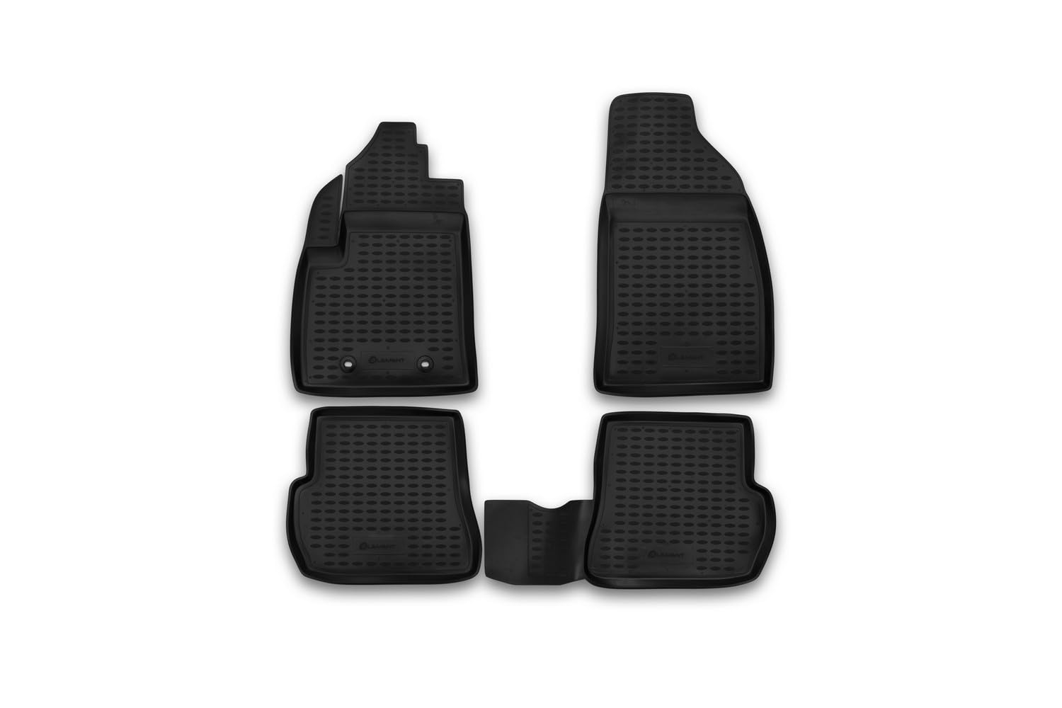 ELEMENT Gummimatten Set für Ford Fiesta Mk5, 2002-2008 | 100% passgenaue Auto Fußmatten, robuste Universal Fußmatte Auto, Gummimatten Auto, Auto Fussmatten Gummi, Auto Gummimatten von Element