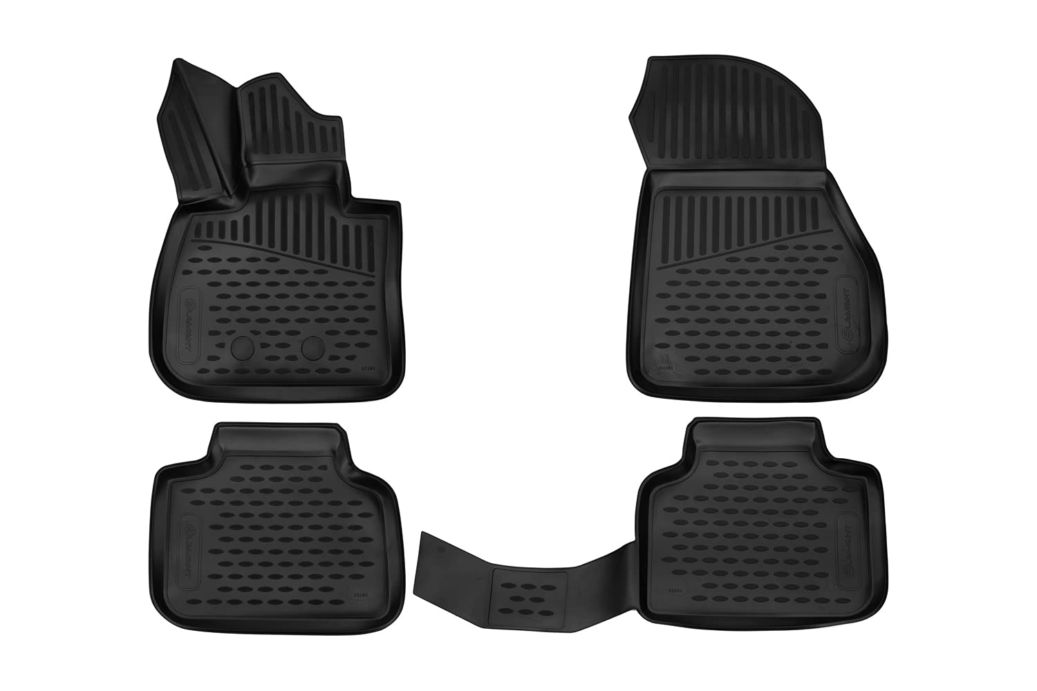 Element 3D Passgenaue Antirutsch Gummimatten Fußmatten Designed für BMW X2 F39 2018->, 4 TLG. von Element
