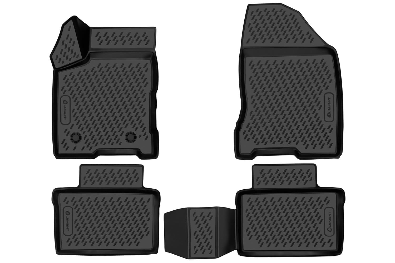 Element Gummimatten Set für Hyundai Tucson, Mk3, 2015-2021 | 100% passgenaue Auto Fußmatten, robuste Universal Fußmatte Auto, Gummimatten Auto, Auto Fussmatten Gummi, Auto Gummimatten von Element