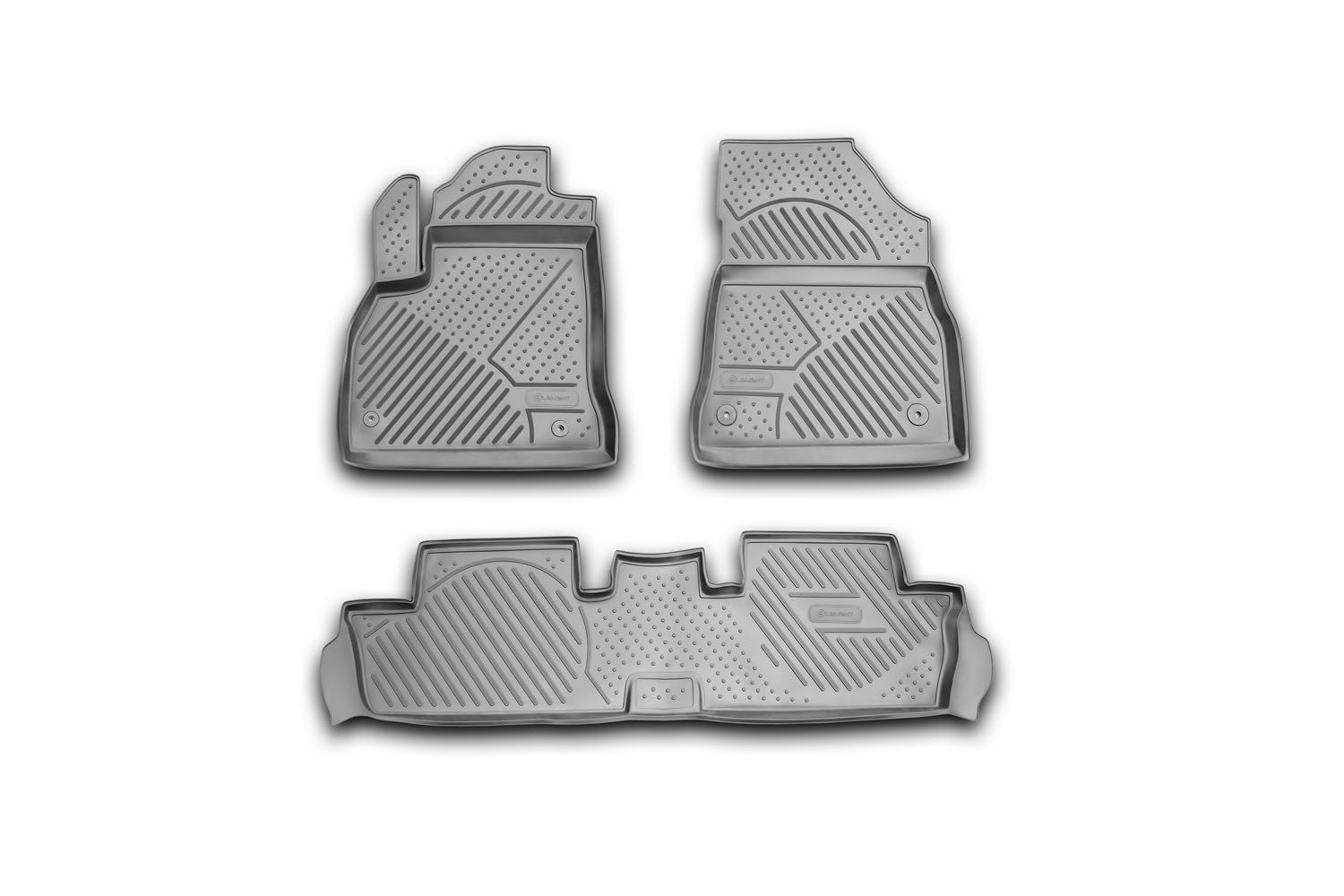 Element 3D Gummimatten Set passend für Peugeot 3008 | Mk1 I | 2009-2016 | 100% passgenaue Auto Fußmatten, robuste Universal Fußmatte Auto, Gummimatten Auto von Element