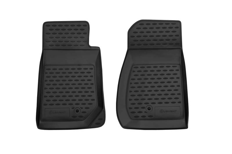 Element Gummimatten Set passend für Jeep Wrangler (JK) | NUR VORNE FUSSMATTEN | 2007-2018 | 100% passgenaue Auto Fußmatten, robuste Universal Fußmatte Auto, Gummimatten Auto von Element