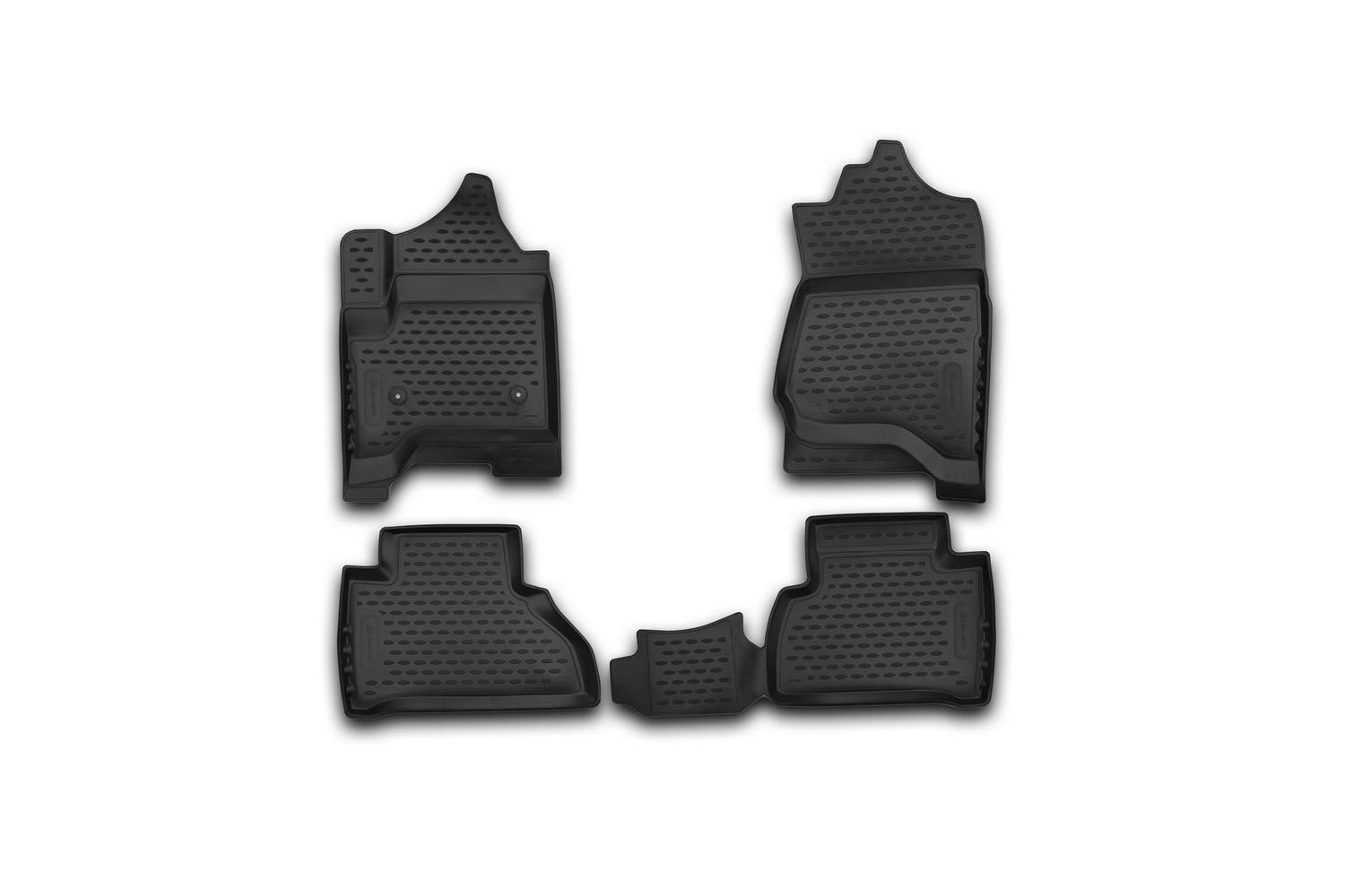 Element 3D Gummimatten Set passend für Cadillac Escalade | Mk4 IV | 2014-2020 | 100% passgenaue Auto Fußmatten, robuste Universal Fußmatte Auto, Gummimatten Auto von Element