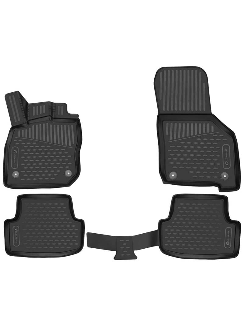 Element Gummimatten Set für BMW X5, Mk2 E70, 2006-2013 | 100% passgenaue Auto Fußmatten, robuste Universal Fußmatte Auto, Gummimatten Auto, Auto Fussmatten Gummi, Auto Gummimatten von Element