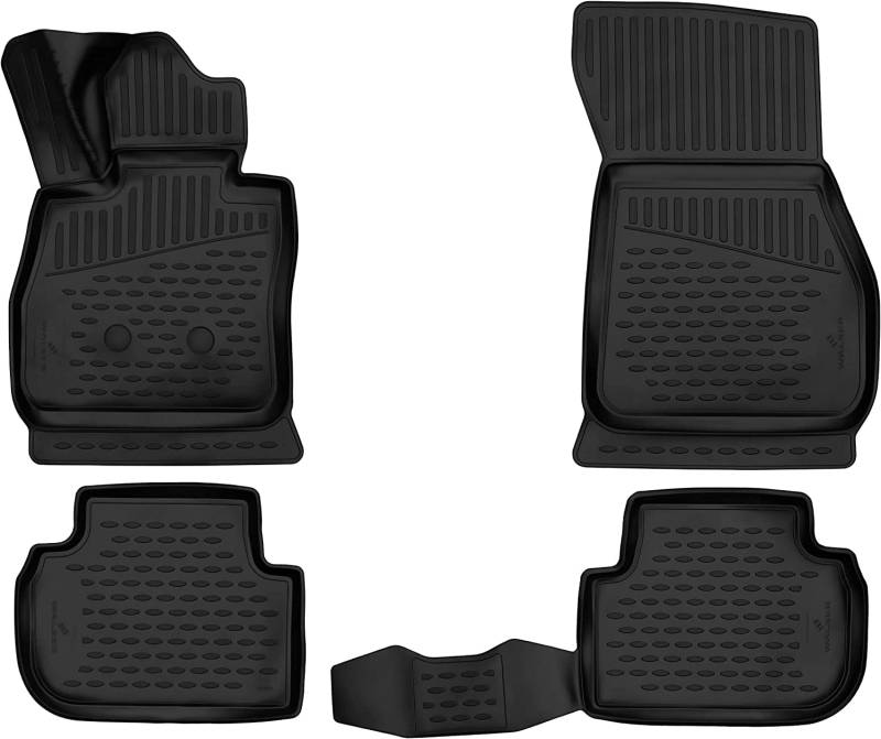 Element Passgenaue Premium 3D Gummimatten Fussmatten Designed für BMW 1er, Mk3 (F40), 2019-2024, 4 TLG. von Element